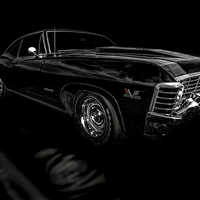 Buy canvas prints of  Chevrolet Impala by Thanet Photos