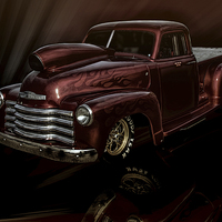 Buy canvas prints of  Hotrod by Thanet Photos