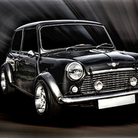 Buy canvas prints of  Mini Cooper by Thanet Photos