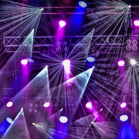 Buy canvas prints of  Stage lighting by Thanet Photos
