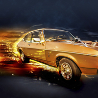 Buy canvas prints of Ford Capri by Thanet Photos