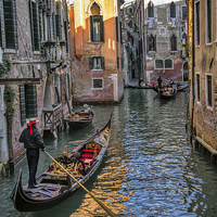 Buy canvas prints of  Gondola  by Thanet Photos