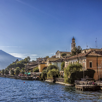 Buy canvas prints of  Limone sul Garda by Thanet Photos