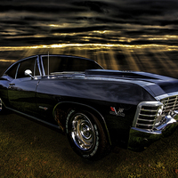Buy canvas prints of  Chevy Impala by Thanet Photos