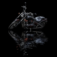 Buy canvas prints of  Custom bike 2 by Thanet Photos