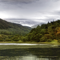 Buy canvas prints of  Loch Monzievaird by Thanet Photos