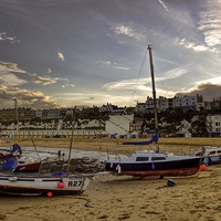 Buy canvas prints of  Broadstairs Viking bay by Thanet Photos