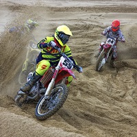 Buy canvas prints of  Motor cross by Thanet Photos