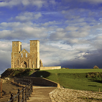 Buy canvas prints of  Reculver, St Marys church by Thanet Photos