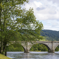 Buy canvas prints of  River Tay at Dunkeld by Thanet Photos