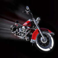 Buy canvas prints of  harley davidson heritage special by Thanet Photos