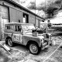 Buy canvas prints of  Land rover by Thanet Photos