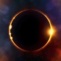 Buy canvas prints of  Deep space eclipse  by Thanet Photos
