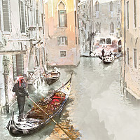 Buy canvas prints of Gondola by Thanet Photos
