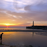 Buy canvas prints of Beach Sunset by Thanet Photos