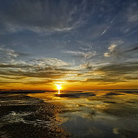 Buy canvas prints of Minnis Bay sunset by Thanet Photos