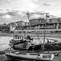 Buy canvas prints of Broadstairs in mono by Thanet Photos