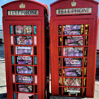 Buy canvas prints of Red Telephone Boxes by Thanet Photos