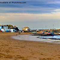 Buy canvas prints of Broadstairs Harbour and Viking Bay by Thanet Photos