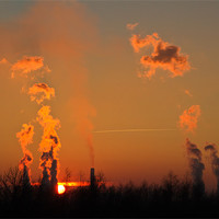 Buy canvas prints of Sunset over Didcot power station by Gordon Bishop