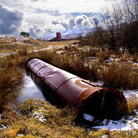 Buy canvas prints of Rusty pipe by Gordon Bishop