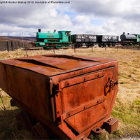 Buy canvas prints of Mine Train by Gordon Bishop