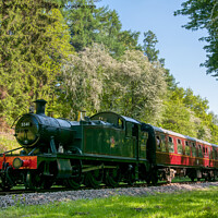 Buy canvas prints of Prairie Locomotive 5541 approaching Parkend by Steve H Clark