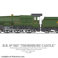 Buy canvas prints of 7027 Thornbury Castle by Steve H Clark