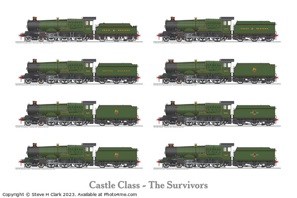 Castle Class - The Survivors Picture Board by Steve H Clark