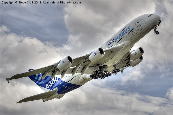 Airbus A380 Picture Board by Steve H Clark