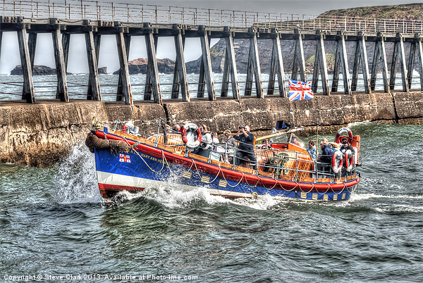 RNLI Mary Ann Hepworth Picture Board by Steve H Clark