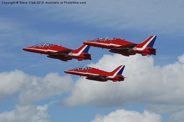 The Red Arrows - Fairford 07 Picture Board by Steve H Clark