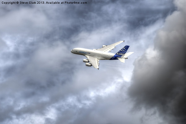Airbus A380 - Own the Sky Picture Board by Steve H Clark