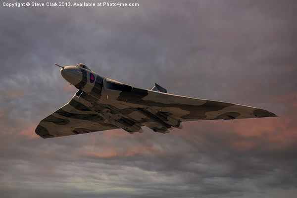 Vulcan Bomber Picture Board by Steve H Clark