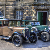 Buy canvas prints of Austin Six and Invicta Pre War Cars by Steve H Clark