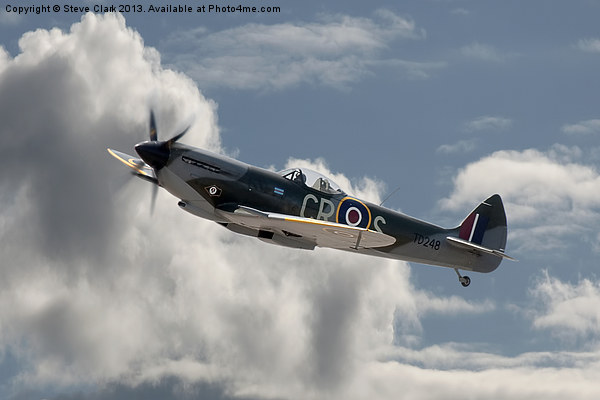 Supermarine Spitfire Mk XVI Picture Board by Steve H Clark