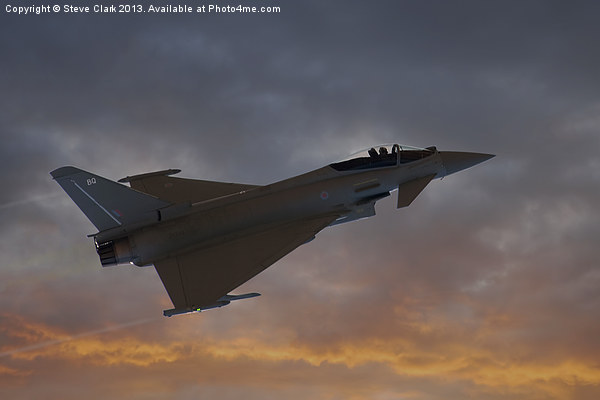 Eurofighter Typhoon Picture Board by Steve H Clark