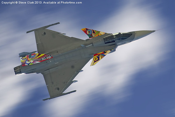 Czech SAAB Gripen 2 Picture Board by Steve H Clark