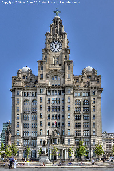 The Liver Building - Liverpool Picture Board by Steve H Clark