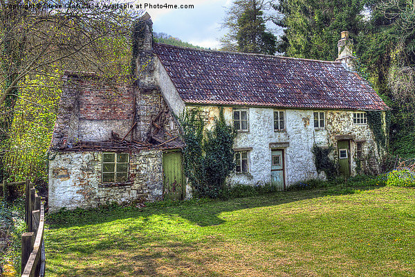 Dilapidated Cottages in Tintern Picture Board by Steve H Clark