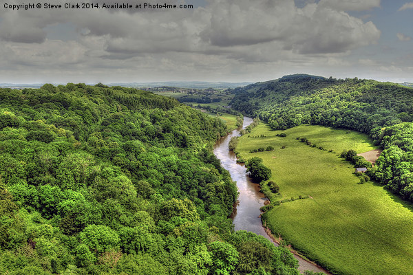 View from Symonds Yat Rock Picture Board by Steve H Clark