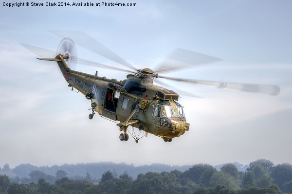 Sea King Helicopter Picture Board by Steve H Clark