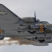 Buy canvas prints of B-17 Flying Fortress Memphis Belle by Steve H Clark