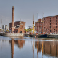 Buy canvas prints of  Pump House - Albert Dock Liverpool by Steve H Clark