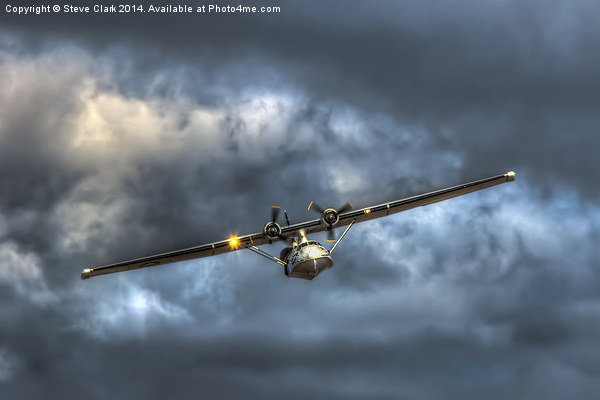  Catalina Flying Boat Picture Board by Steve H Clark