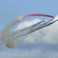 Buy canvas prints of  Red Arrows - Twister by Steve H Clark