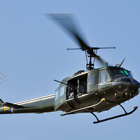 Buy canvas prints of  Bell UH-1 Iroquois Helicopter - (Huey) by Steve H Clark