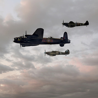 Buy canvas prints of  Battle of Britain Memorial Flight by Steve H Clark