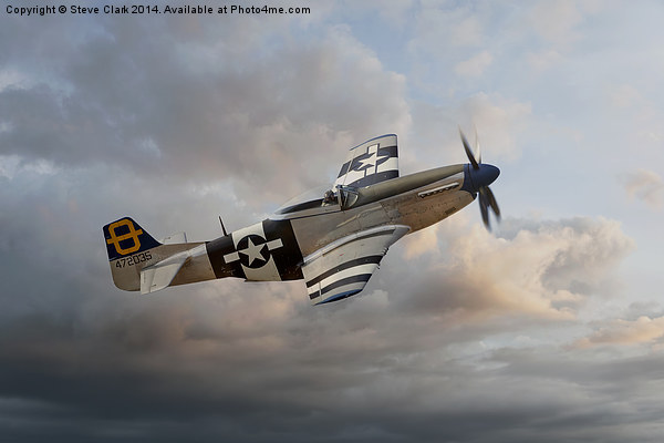 Jumpin Jacques - P51 Mustang Picture Board by Steve H Clark