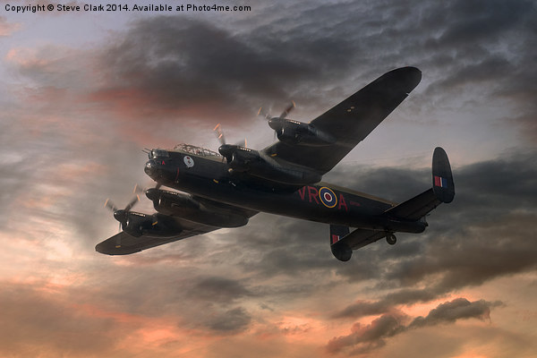  Canada's Lancaster Picture Board by Steve H Clark